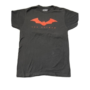 The Batman Movie T Shirt Black Red‎ Bat Symbol DC Comics Men's Size M